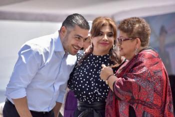 Celebra Clara Brugada precandidaturas de García Harfuch y Ernestina Godoy para el Senado