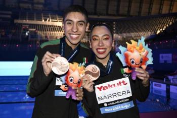 M&eacute;xico obtiene bronce en nataci&oacute;n art&iacute;stica durante el Campeonato Mundial de Deportes Acuatices