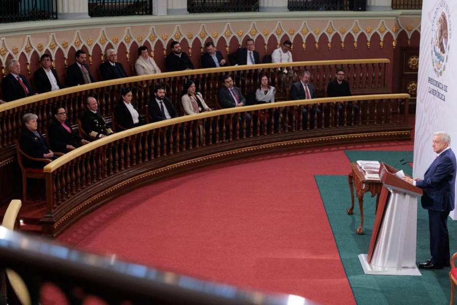 M&eacute;xico era pa&iacute;s de unos cuantos y ahora se debe “blindar” lo logrado por la 4T: Obrador
