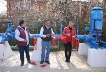 Inauguran obras hidráulicas para abastecimiento de agua en Aculco, Edomex