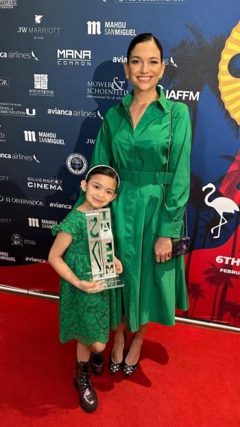 Natalia Jiménez recibe homenaje del Iberoamerican Film Festival Miami