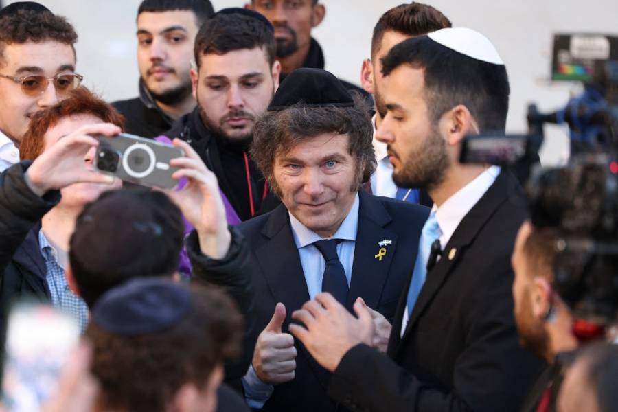Milei anuncia desde Israel el proyecto de trasladar la embajada argentina a Jerusalén