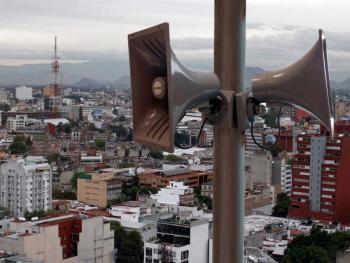 Sistemas de megafon&iacute;a permiten el alertamiento temprano ante emergencias