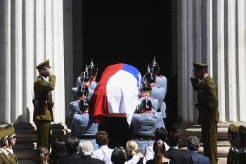 Chile despide al expresidente Sebasti&aacute;n Pi&ntilde;era con honores de Estado