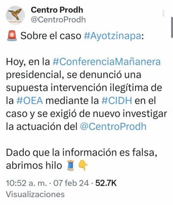 Centro Prodh y Compa&ntilde;&iacute;a de Jesuitas responden a AMLO