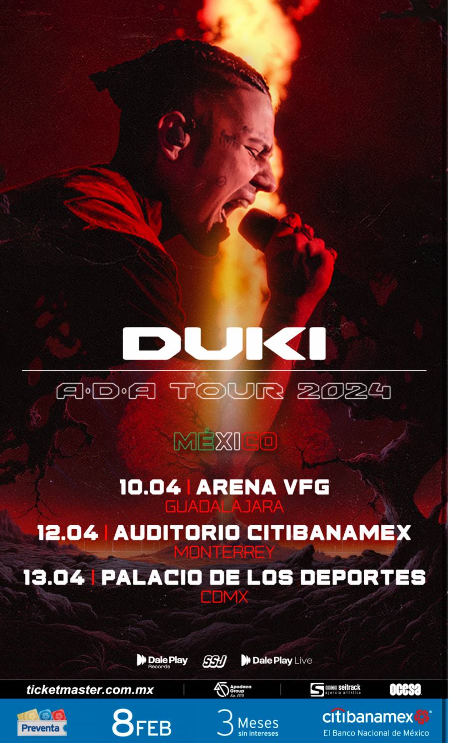 Duki dar&aacute; conciertos en nuestro pa&iacute;s