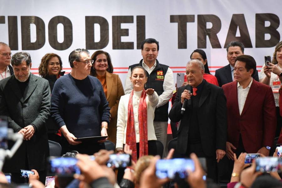 Claudia Sheinbaum es nombrada candidata presidencial única del PT