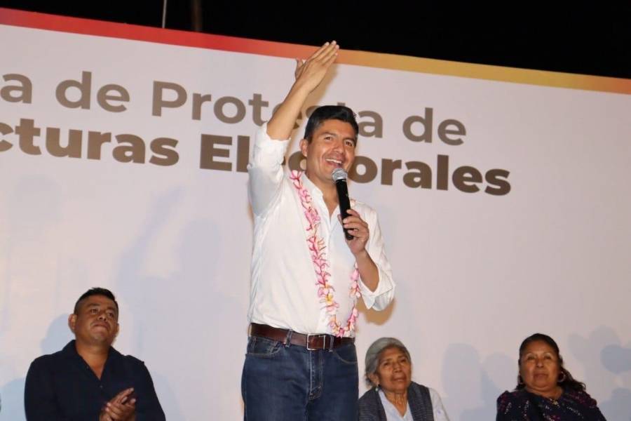 Lalo Rivera atestiguó el compromiso de la estructura panista en Teopantlán