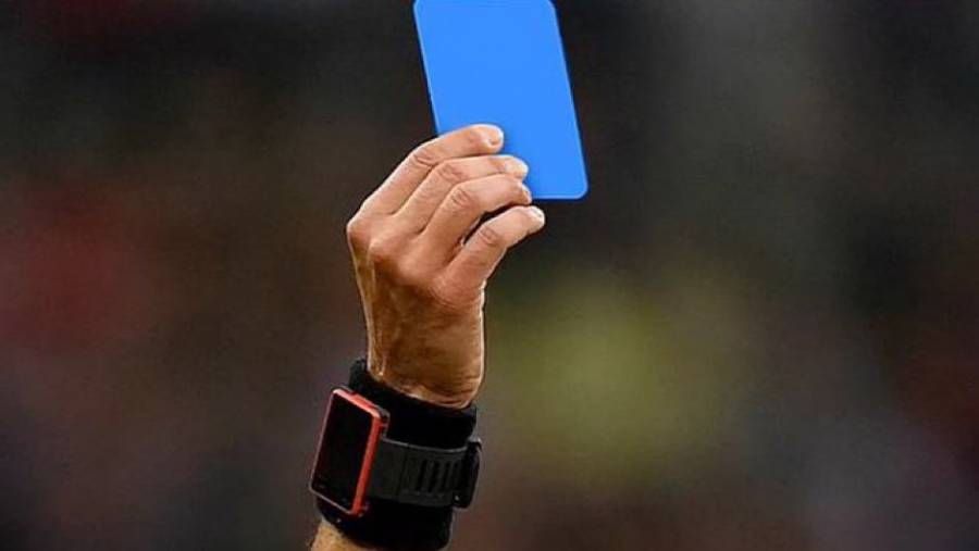Llega al futbol la tarjeta azul; as&iacute; se utilizar&aacute;
