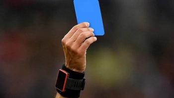 Llega al futbol la tarjeta azul; as&iacute; se utilizar&aacute;