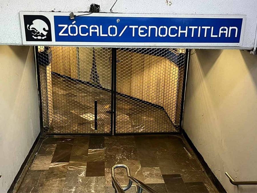 Metro de CDMX anuncia cierre de la estación Zócalo; estas son las alternativas