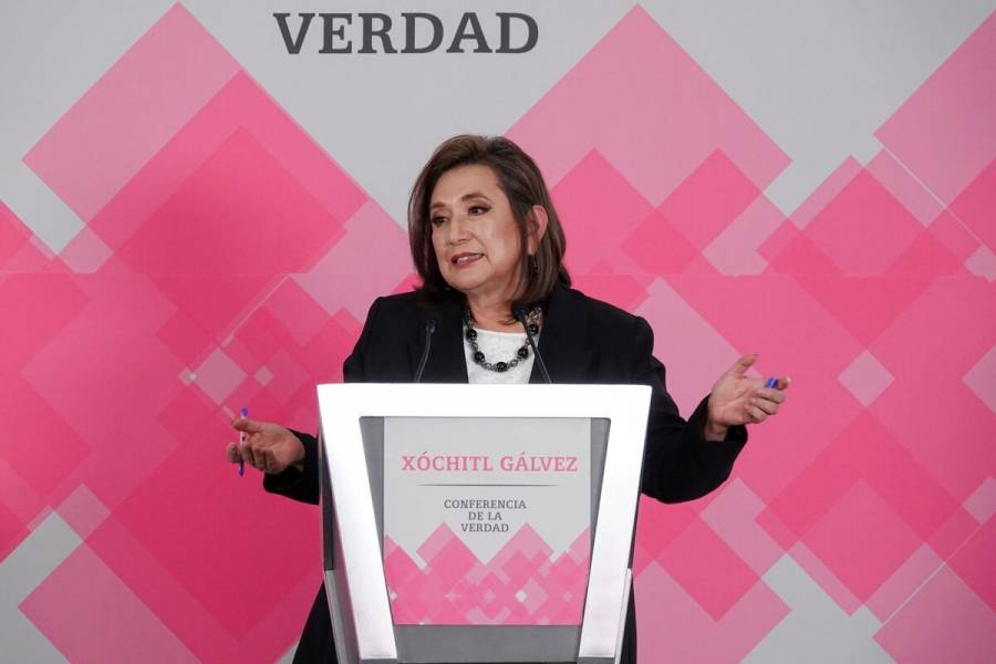 Ordena INE retirar pintas de X&oacute;chitl G&aacute;lvez en CDMX