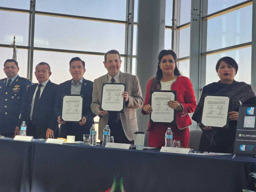 CDMX, Hidalgo y Edomex firman convenio para promover inversión en sector aeronáutico