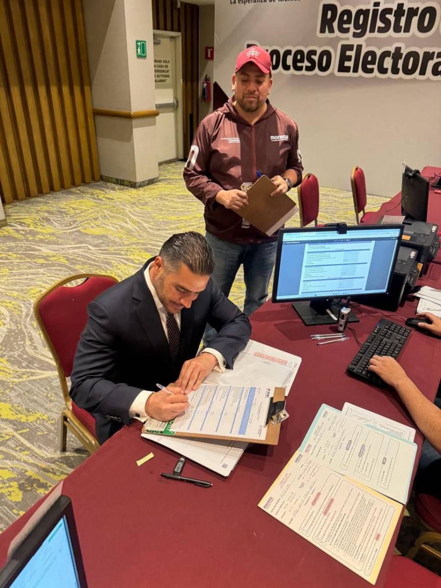 Omar García Harfuch se registra como candidato al Senado por Morena para representar a la Ciudad de México
