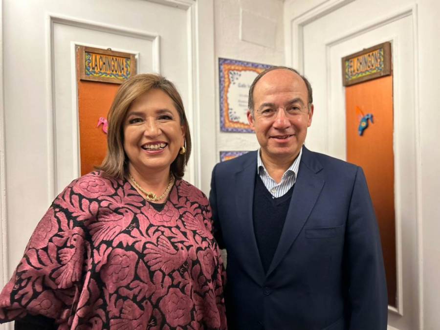 Encuentro de Xóchitl Gálvez con Felipe Calderón en Madrid marca el inicio de su gira por España