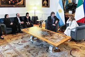 Giorgia Meloni y Javier Milei refuerzan lazos e impulsan cooperación Italo-Argentina