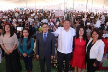 Gobierno del Edomex otorga certeza jurídica a familias mediante Bodas Colectivas