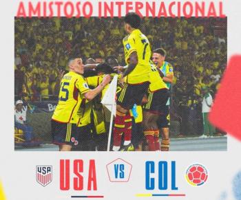 Colombia y Estados Unidos jugarán amistoso antes de la Copa América 2024