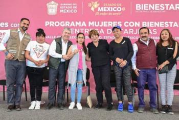 Beneficiarias de Tarjeta Mujeres con Bienestar recibir&aacute;n 7 mil 500 pesos en Edomex