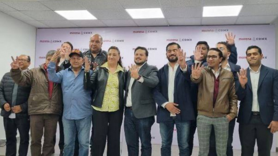 Dirigente de Morena en CDMX presenta nuevos integrantes experredistas