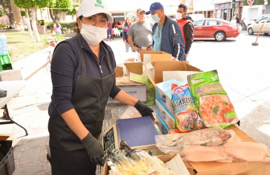 DIF municipal de Soledad inició venta de pescados y mariscos a bajo costo