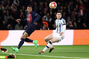 Mbapp&eacute; somete a la Real Sociedad y acerca al PSG a cuartos de Champions League