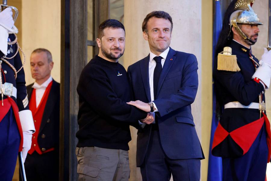 Ucrania firmará acuerdos de seguridad con Francia y Alemania