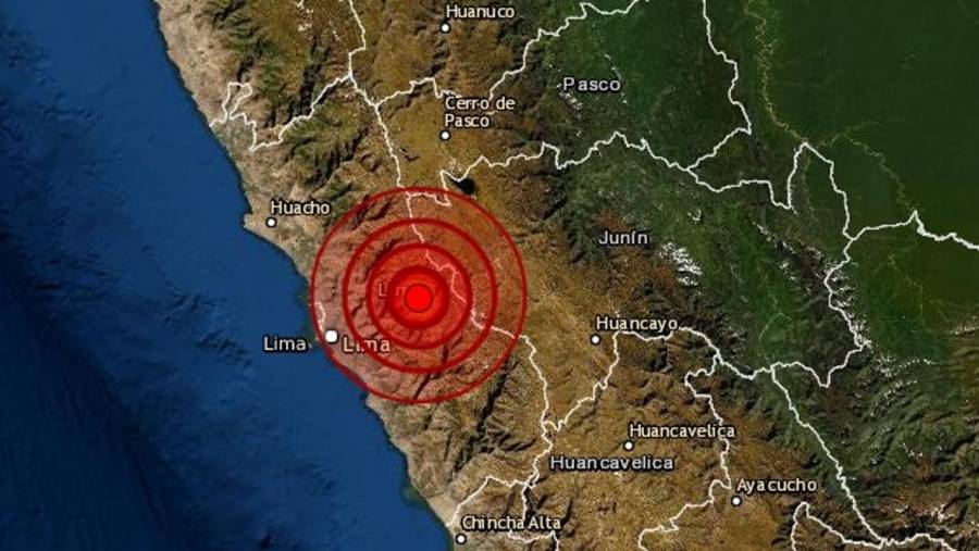 Fuerte sismo de 5,4 grados sacude Lima