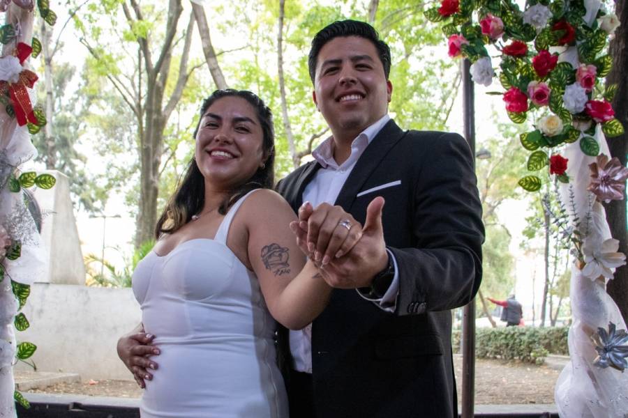 En CDMX, realizan 206 bodas colectivas en San Valentín