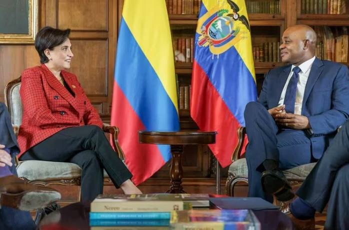 Cancilleres de Ecuador y Colombia refuerzan la cooperación en seguridad y justicia