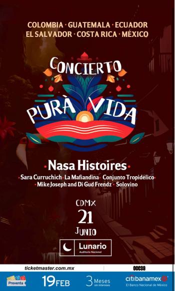 Pura Vida: Una noche de pasión y raíces latinas en el Lunario del Auditorio Nacional