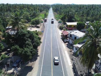 Reporta SICT avances en Acapulco tras reconstrucción por huracán OTIS