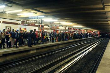 Lluvia en la CDMX afecta el funcionamiento del metro