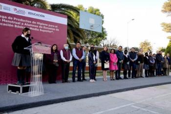 Gobierno de Edomex trabaja para garantizar una menstruación digna a estudiantes de educación básica