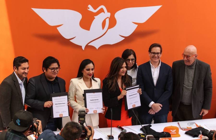 Sandra Cuevas, Alejandra Barrales y Gibrán Ramírez Se Unen a Movimiento Ciudadano para Contender por el Senado y Diputación