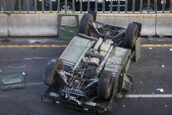 Volcadura de un auto de la Sedena deja un muerto y cinco heridos en autopista México-Pachuca