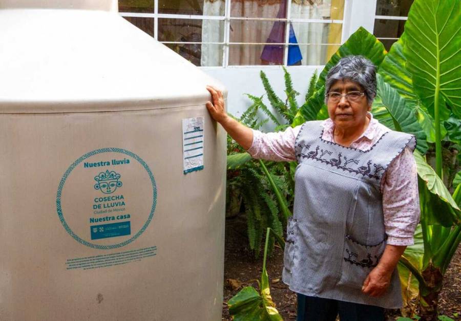 Beneficiará Sedema a más de 240 mil personas con cosechadores de lluvia