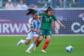 M&eacute;xico y Argentina empatan sin goles en inicio de la Copa Oro femenil