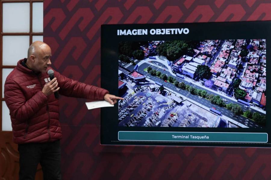 Autoridades presentan estudio del nuevo Trolebús en Avenida Aztecas a pesar de protestas vecinales