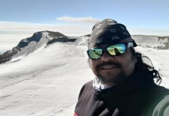 Esta fue la última publicación de “Luigi”, alpinista muerto en el Pico de Orizaba