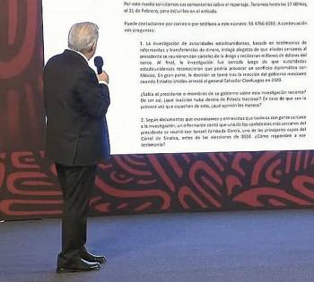 AMLO contesta preguntas a NYT en ma&ntilde;anera; descarta afectaciones en relaci&oacute;n bilateral con EU