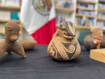 M&eacute;xico recupera 41 piezas arqueol&oacute;gicas prevenientes de EEUU