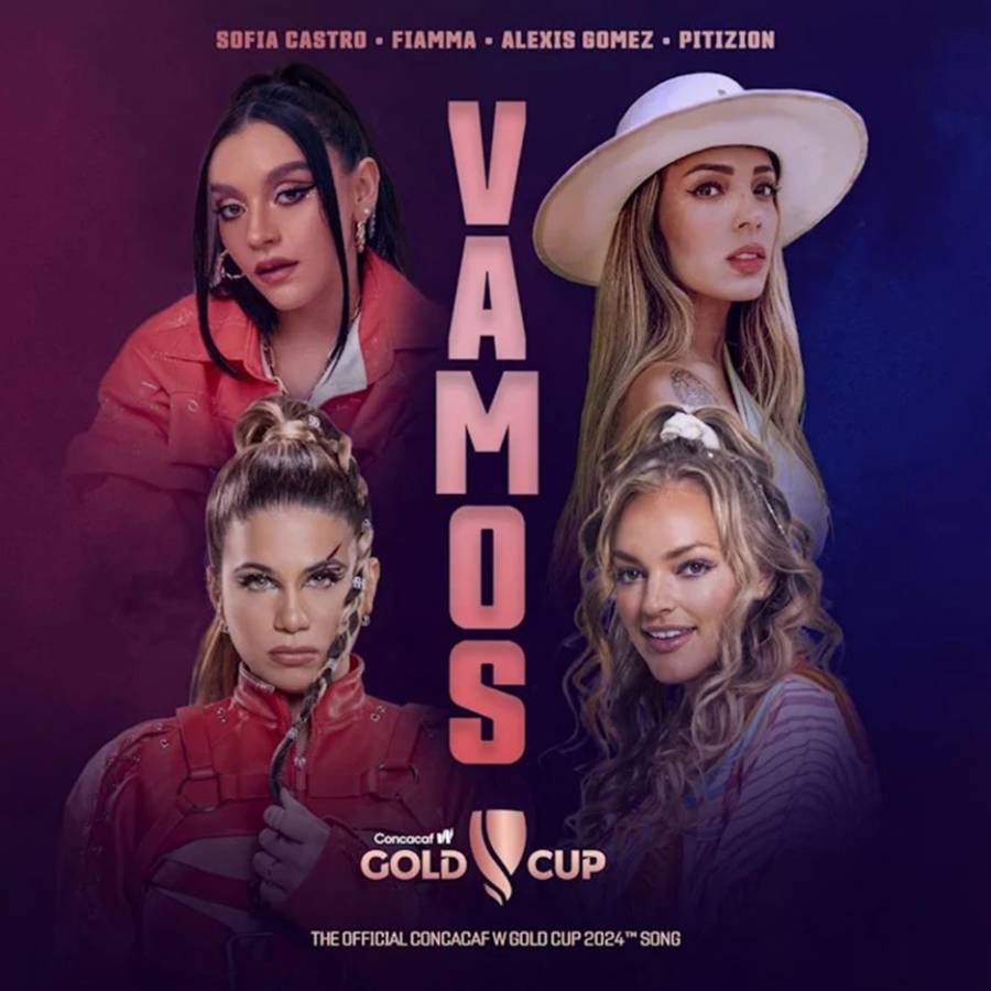 Sofía Castro, Fiamma, Alexis Gomez y Pitizion interpretan la canción oficial de la Concacaf