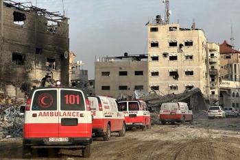 OMS evac&uacute;a a 51 pacientes del hospital Nasser en Gaza