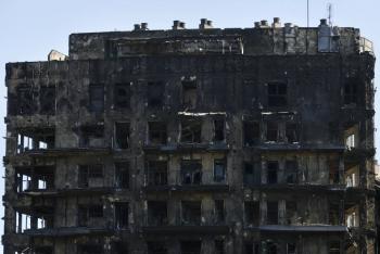 Reducen a nueve el n&uacute;mero de fallecidos por incendio en edificio de Valencia