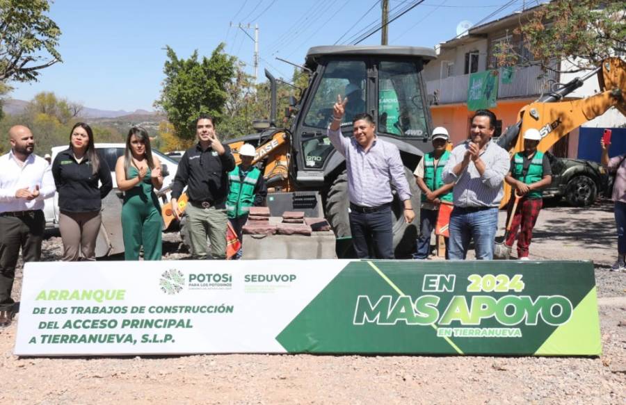 Inicia la construcción de la entrada monumental en Tierranueva