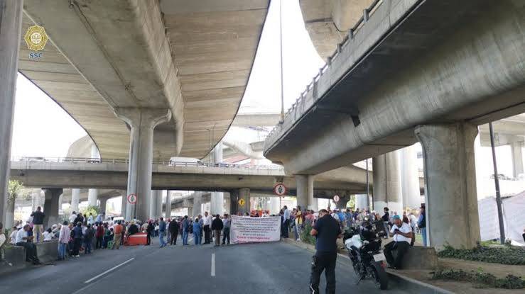 Bloqueo en Anillo Periférico Sur: SECGOB y SSC Informan y Actúan ante Manifestación