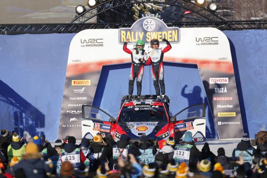 Hyundai Motorsport Asegura su Segunda Victoria en el Rally de Suecia