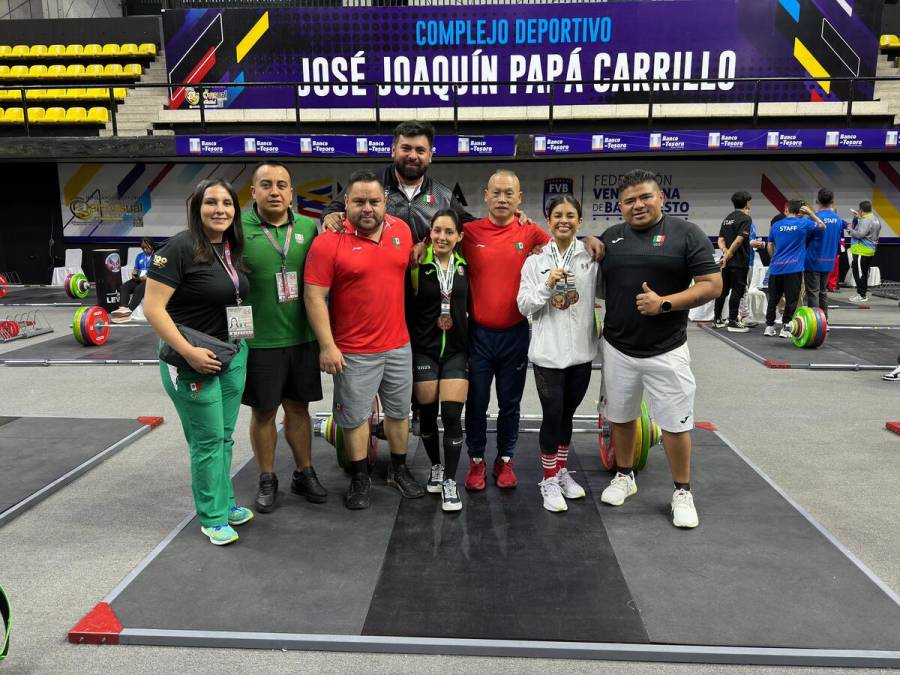 Con 12 medallas, México domina primera jornada en Panamericano de Halterofilia