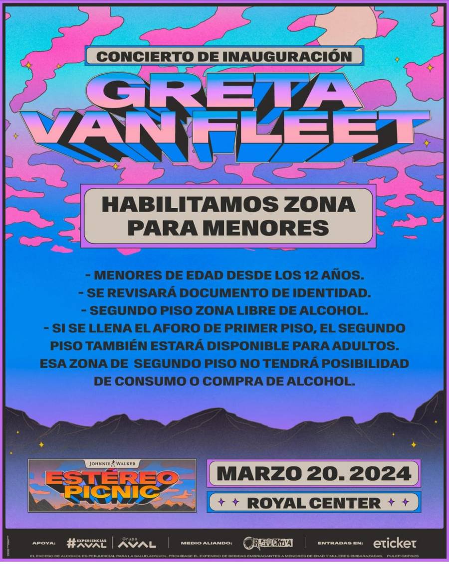 Greta van fleet abre la puerta al Estéreo Picnic 